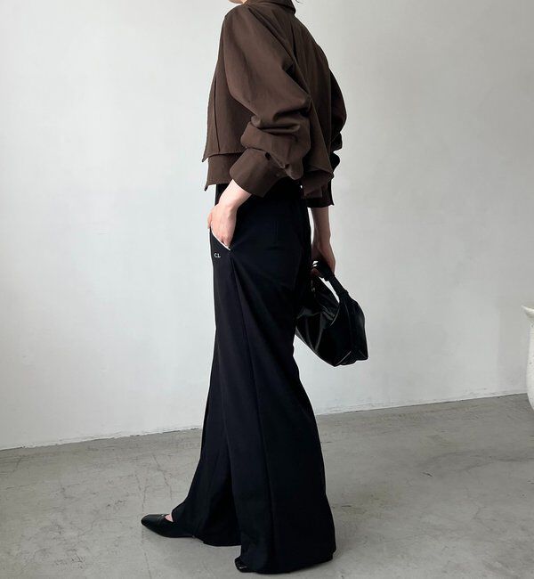  「〈C.L〉カットオフハイウエストパンツ」|チノ|