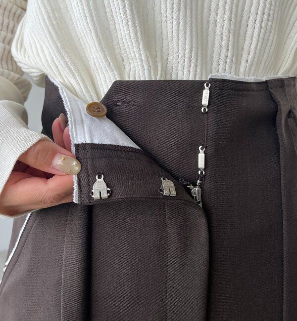  「〈C.L〉カットオフハイウエストパンツ」|チノ|