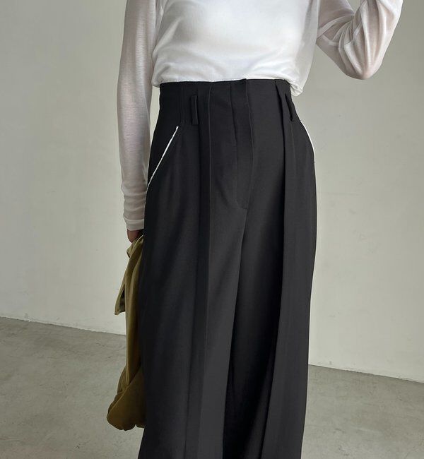  「〈C.L〉カットオフハイウエストパンツ」|チノ|