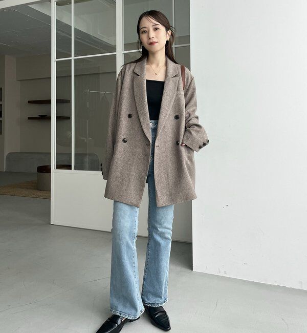  「【CAPRICIEUX LE'MAGE&times;nanacoコラボ】ツイードジャケット」|テーラードジャケット|