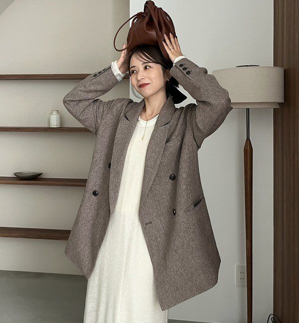  「【CAPRICIEUX LE'MAGE&times;nanacoコラボ】ツイードジャケット」|テーラードジャケット|