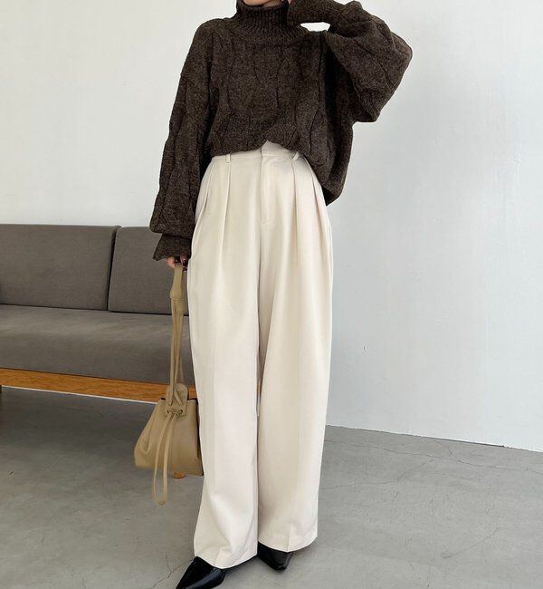  「ケーブルキャンディニット」|ニット・セーター|