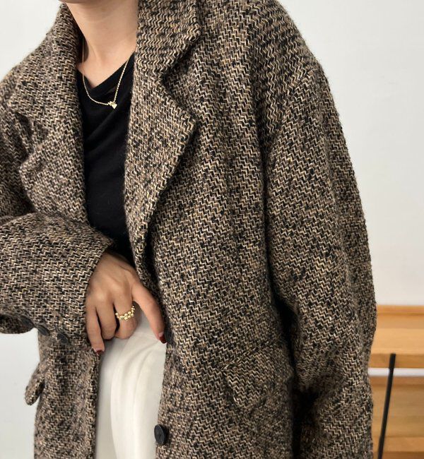  「ツイードテーラーハーフコート」|その他|