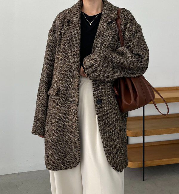  「ツイードテーラーハーフコート」|その他|