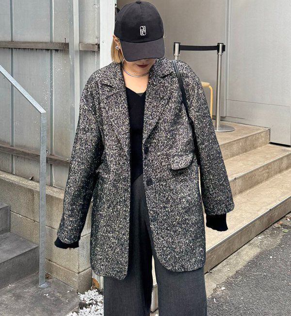  「ツイードテーラーハーフコート」|その他|