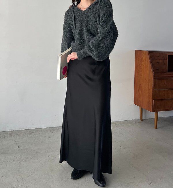  「シャギーニットフーディ」|ニット・セーター|