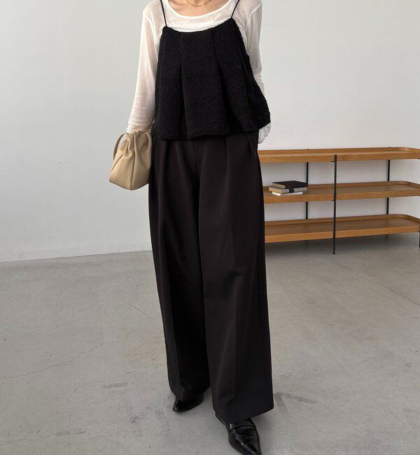  「ボアフレアキャミ」|シャツ・ブラウス|