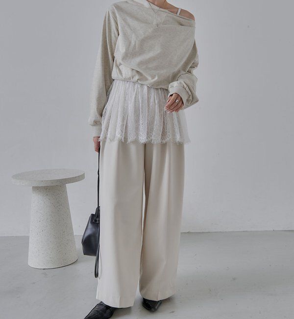  「【新色ブラック/調整可能◎】レースキャミ」|キャミソール|