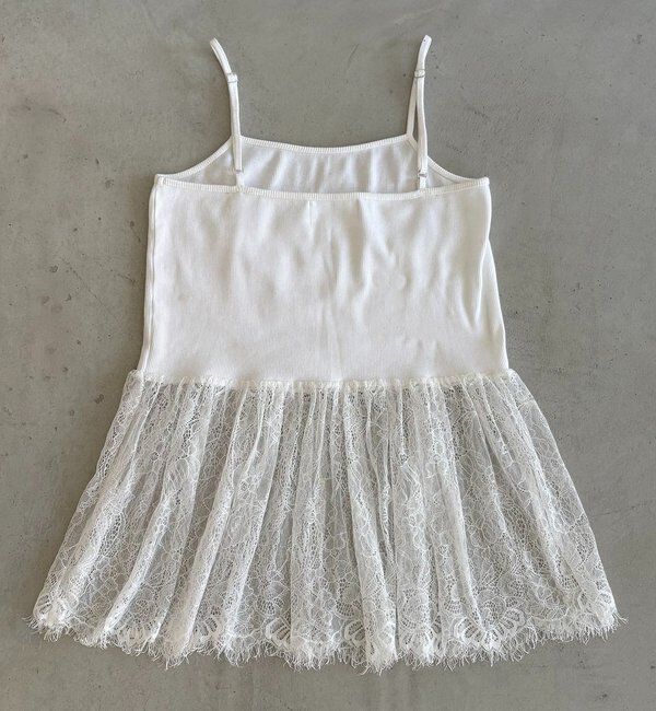  「【新色ブラック/調整可能◎】レースキャミ」|キャミソール|