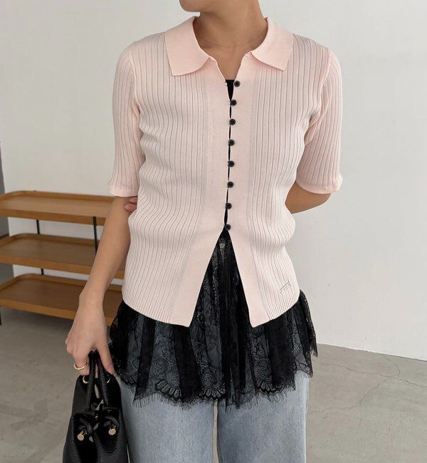  「【新色ブラック/調整可能◎】レースキャミ」|キャミソール|