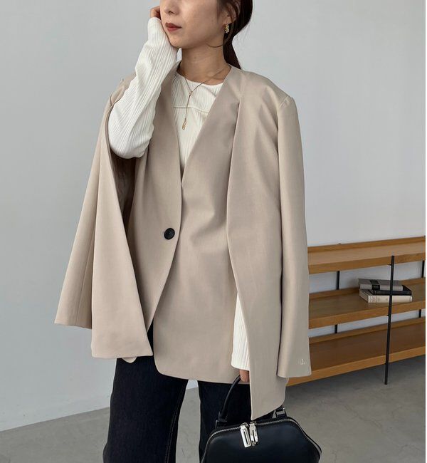  「【再販】〈C.L〉スリットスリーブジャケット」|テーラードジャケット|
