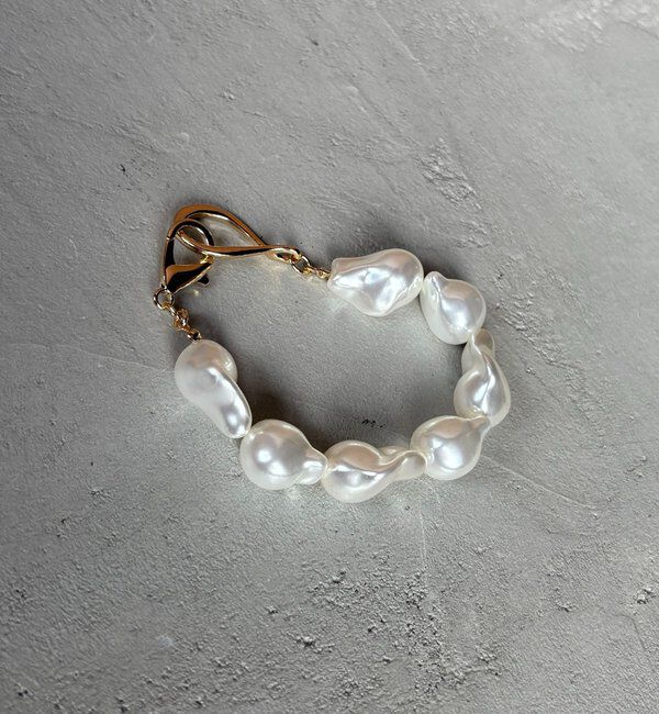  「〈GOLDY/ゴールディ〉バロックパール風ブレスレット」|リング|ゴールド