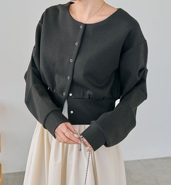  「ダンボールタックスリーブカーディガン」|Tシャツ・カットソー|