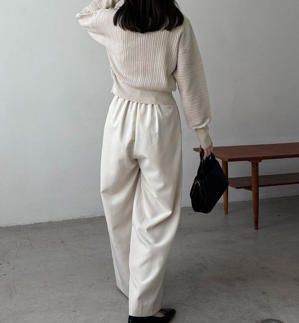  「プリーツパフカーディガン」|カーディガン|