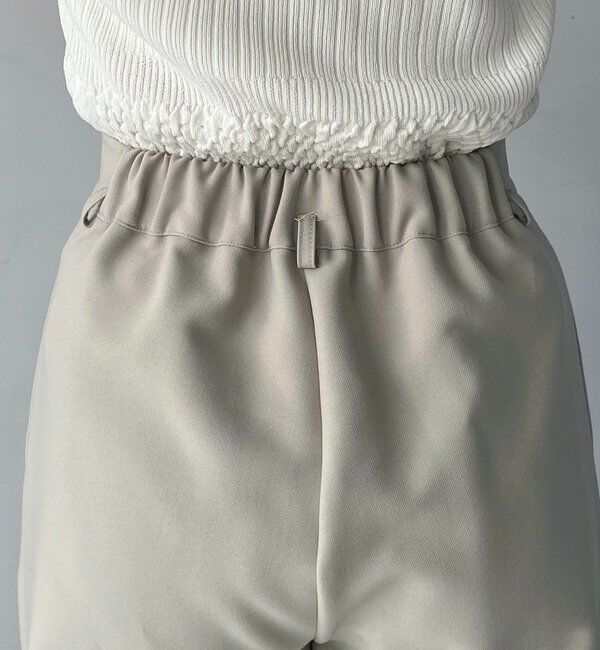  「【低身長サイズあり】カーブタックベルト付パンツ」|チノ|