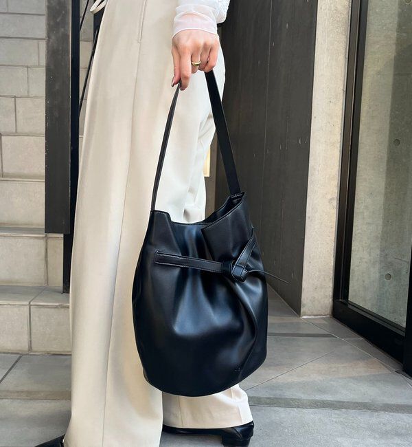  「ベルテッドバケットトートバッグ」|トートバッグ|