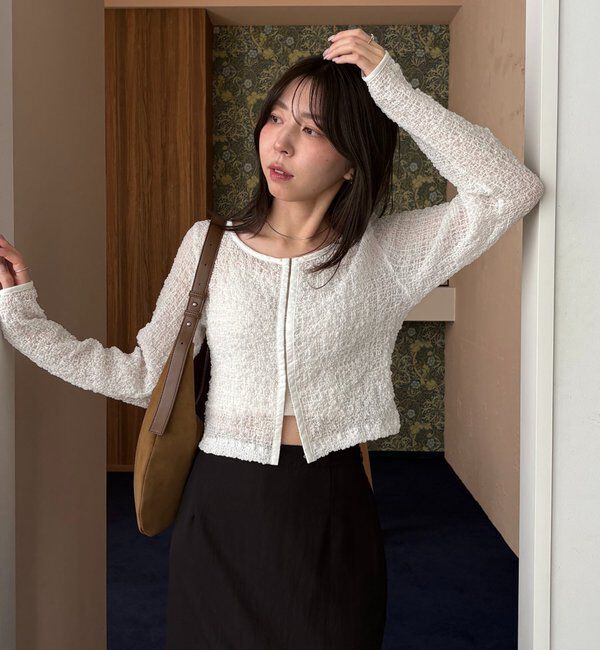  「【mana企画】シャーリングホックブラウス」|シャツ・ブラウス|