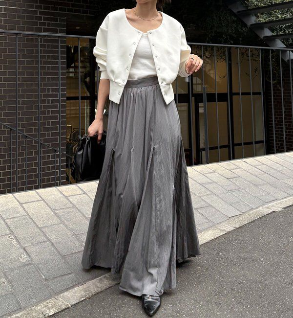  「【低身長サイズあり】ランダム切替フレアスカート」|スカート|