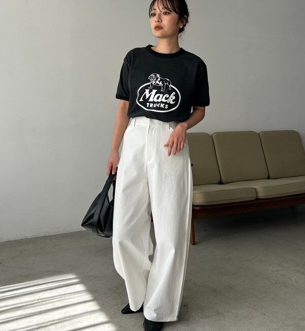  「【低身長サイズあり】サイドタックパンツ」|チノ|