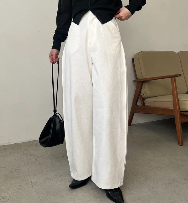  「【低身長サイズあり】サイドタックパンツ」|チノ|