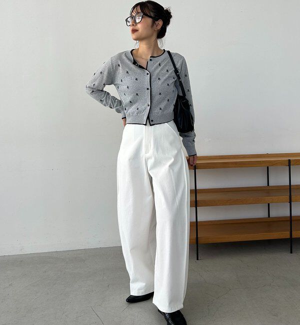  「モノグラムカーディガン」|カーディガン|