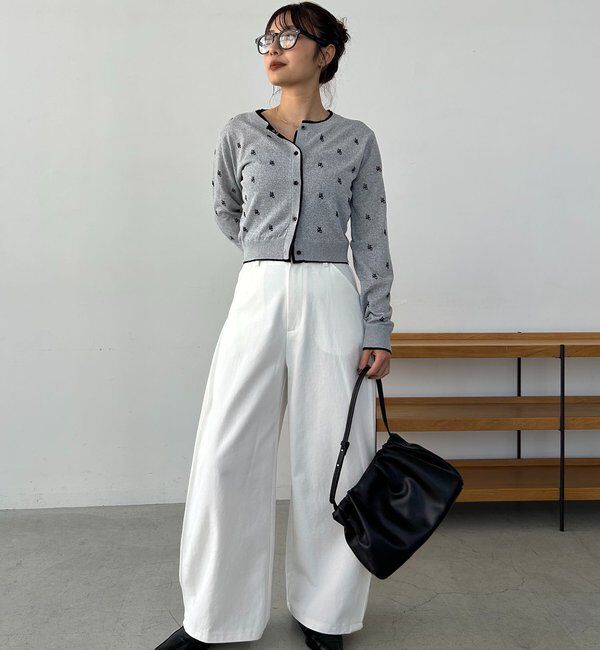  「モノグラムカーディガン」|カーディガン|