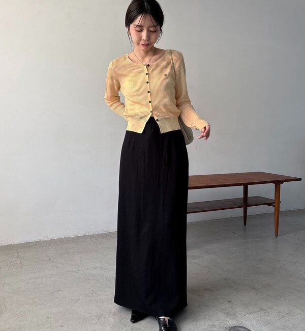  「シアーリブカーディガン」|カーディガン|