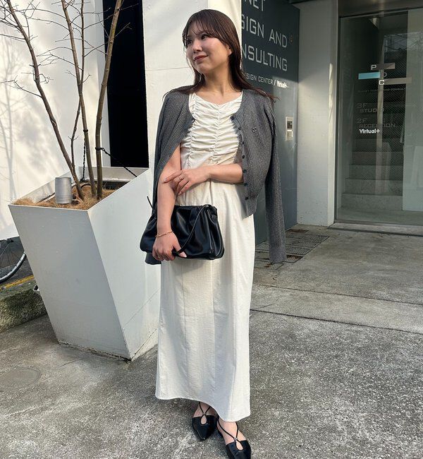  「シアーリブカーディガン」|カーディガン|