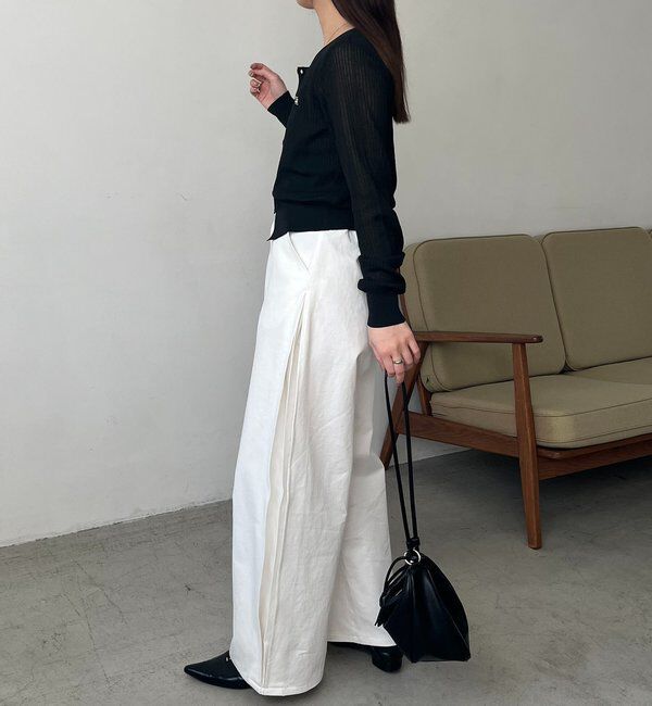  「シアーリブカーディガン」|カーディガン|