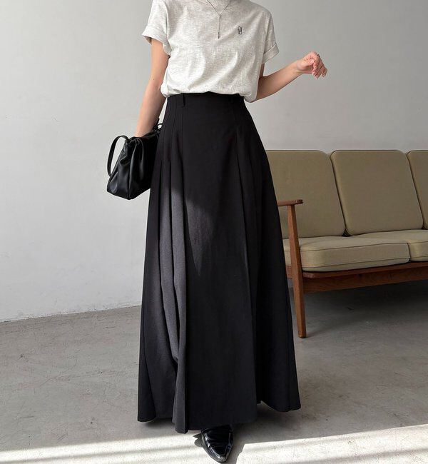  「切替プリーツスカート」|スカート|