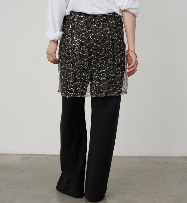  「ダブルクロスワイドパンツ」|チノ|