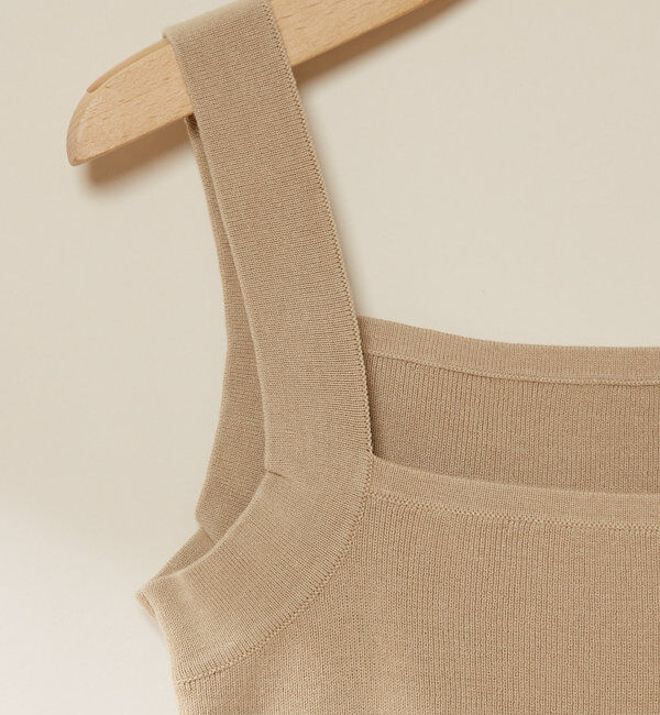  「【SHENERYの名品インナー】総針ニットキャミソール」|ニット・セーター|