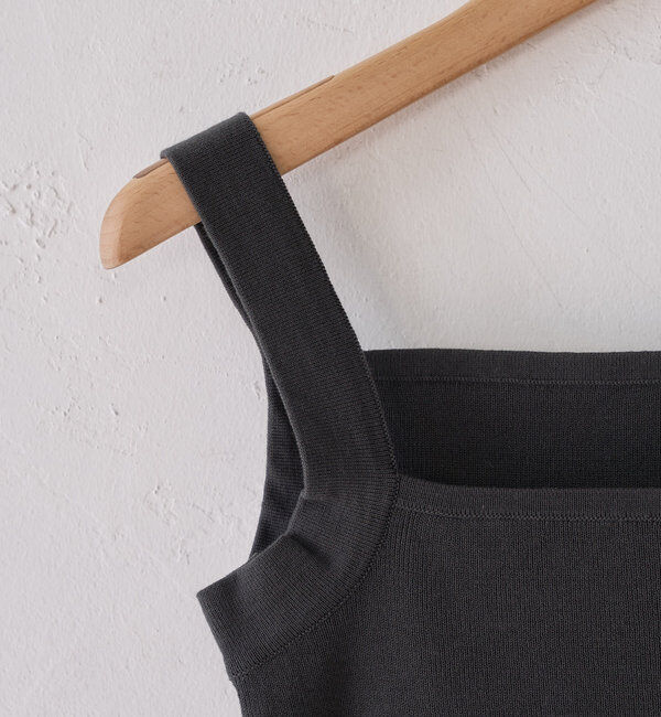  「【SHENERYの名品インナー】総針ニットキャミソール」|ニット・セーター|