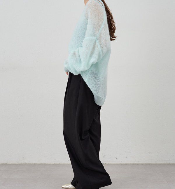  「レイヤードシアーニット」|ニット・セーター|