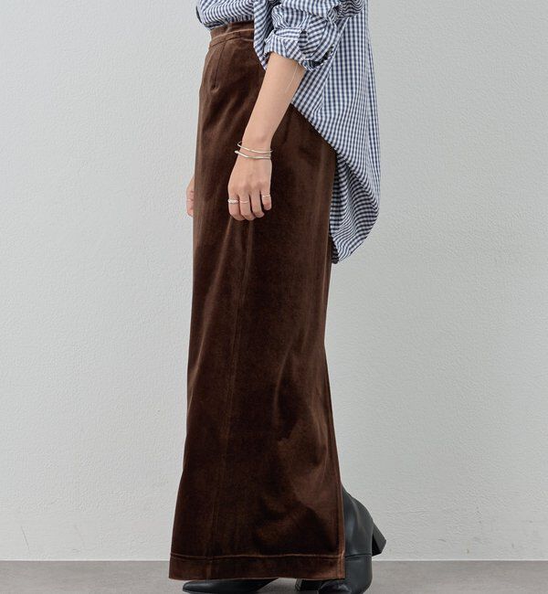  「ベロアタイトスカート」|スカート|