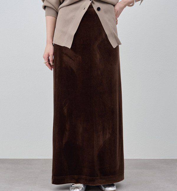  「ベロアタイトスカート」|スカート|