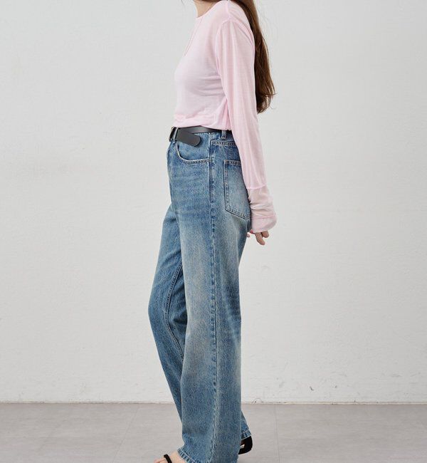  「袖シアーカットソー」|Tシャツ・カットソー|