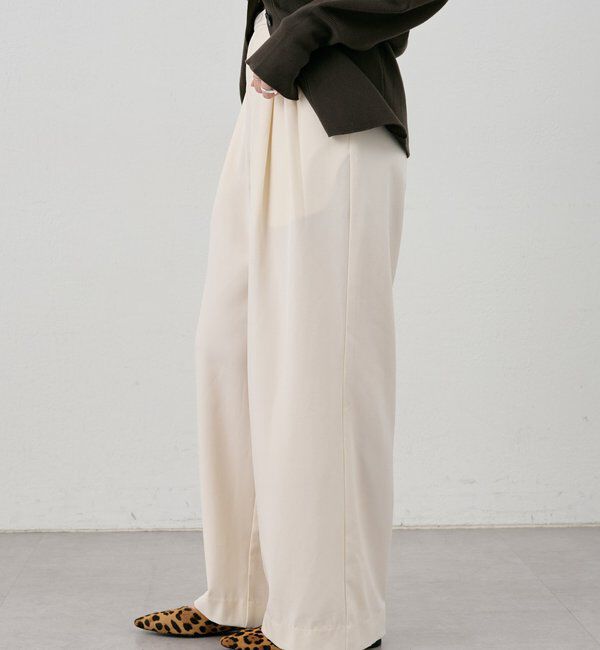  「ダブルタックワイドパンツ」|チノ|