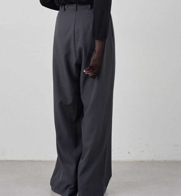  「ダブルタックワイドパンツ」|チノ|