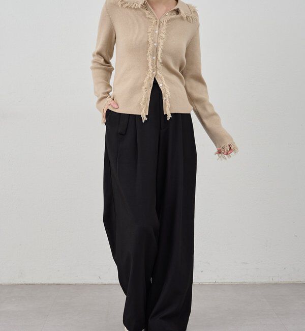  「フリンジカーディガン」|カーディガン|