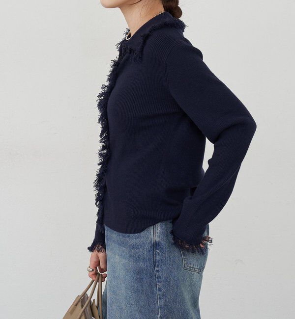  「フリンジカーディガン」|カーディガン|