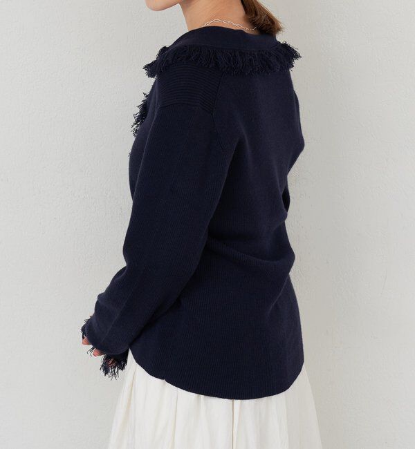  「フリンジカーディガン」|カーディガン|