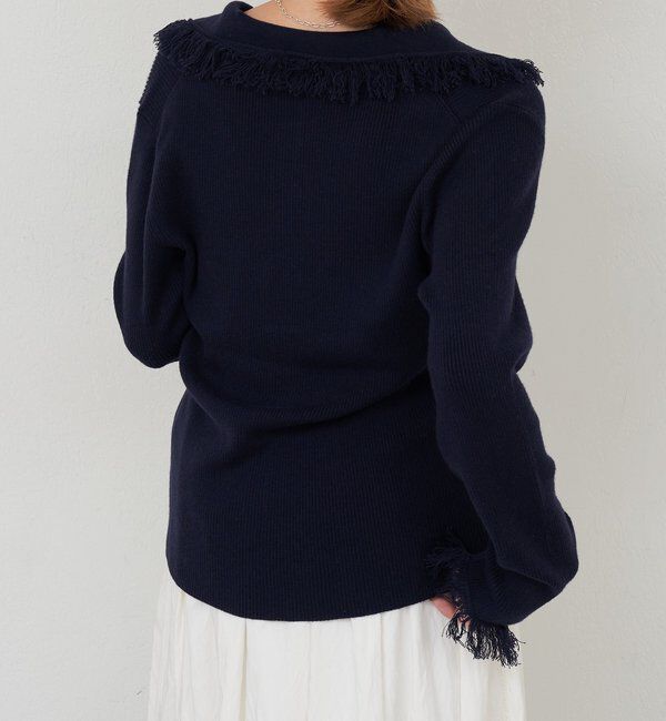  「フリンジカーディガン」|カーディガン|