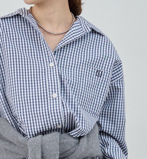  「ギンガムチェックシャツ」|シャツ・ブラウス|