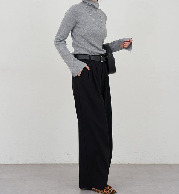  「【インフルエンサー＠tsuru00コラボ】3タックスラックスパンツ」|チノ|