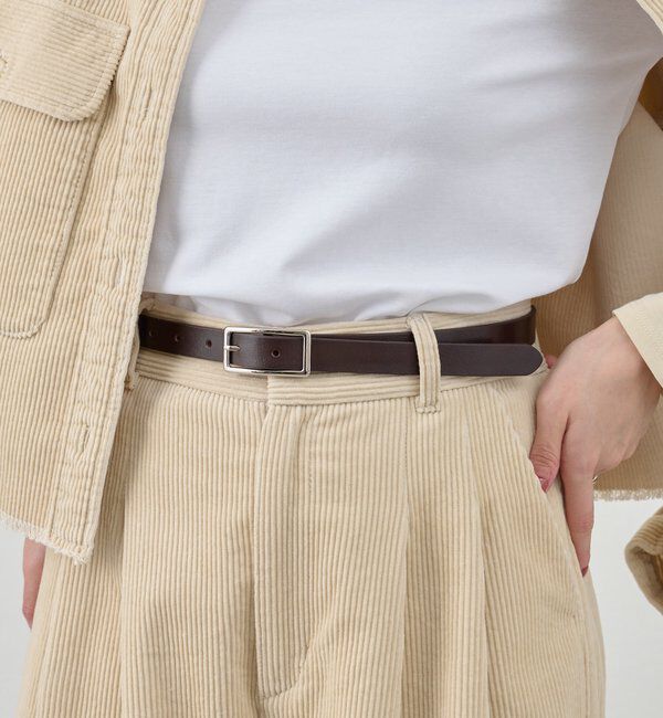  「スクエアバックルベルト」|ベルト|