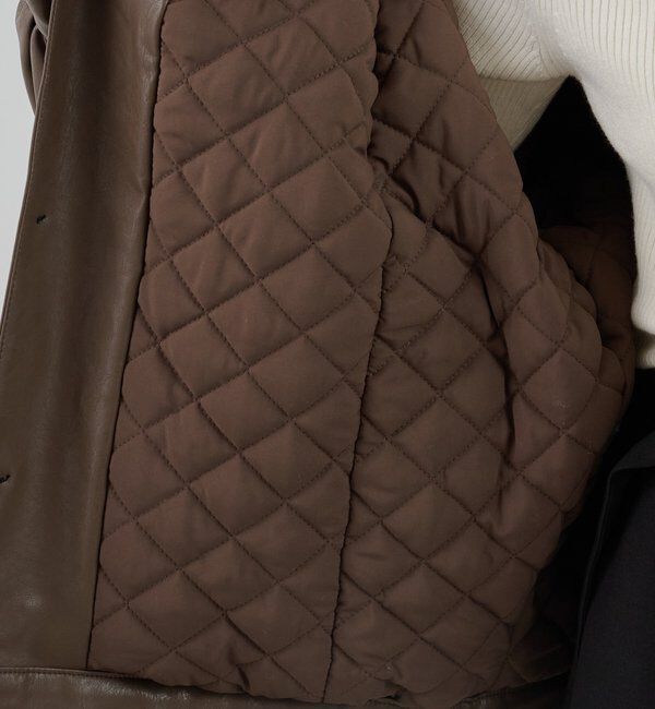  「フェイクレザーブルゾン」|ブルゾン・スタジャン|