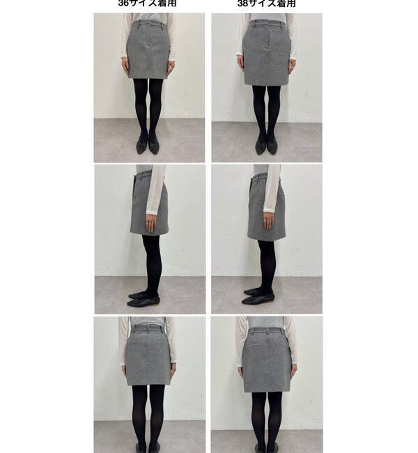  「ウールミニスカート」|スカート|