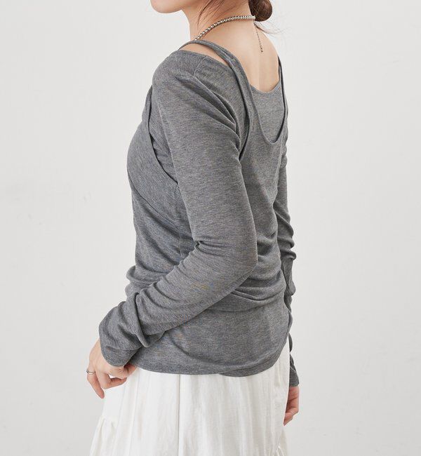  「ビスチェレイヤードカットソー」|Tシャツ・カットソー|