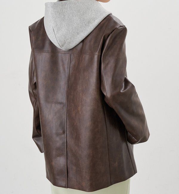  「レザーテーラージャケット」|テーラードジャケット|